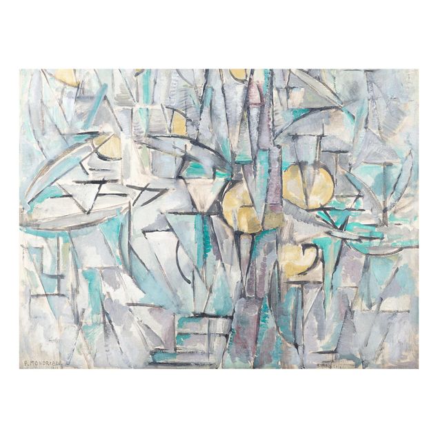 Wandbilder Kunstdrucke Piet Mondrian - Komposition X