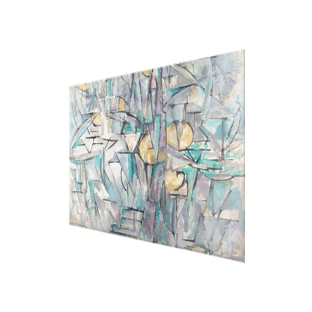 Wandbilder Abstrakt Piet Mondrian - Komposition X