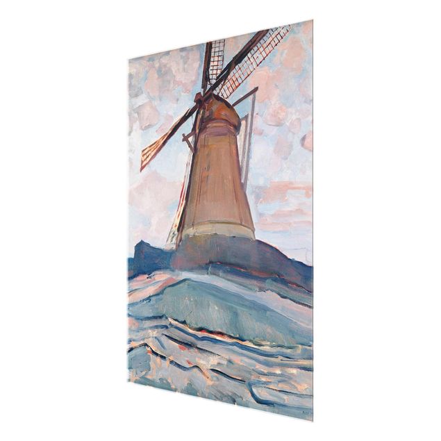 Wandbilder Abstrakt Piet Mondrian - Windmühle