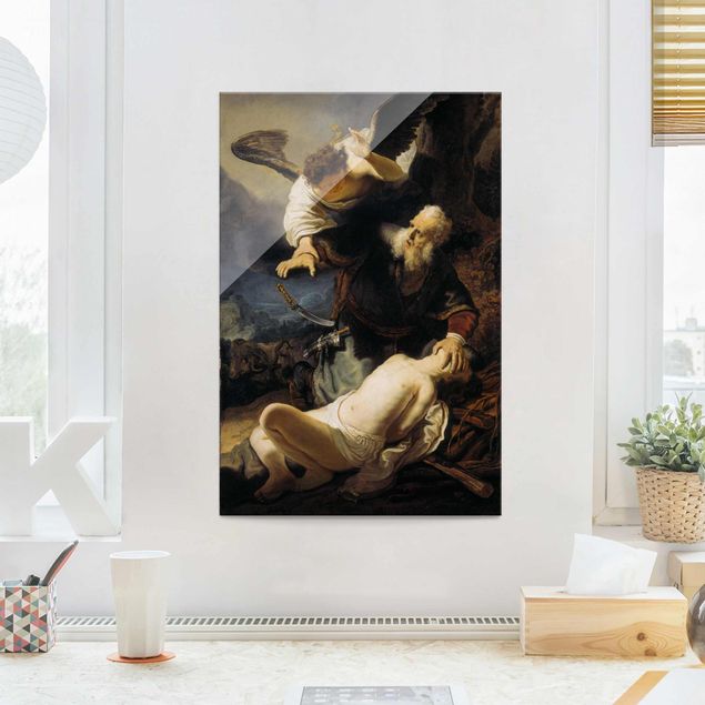 Küchen Deko Rembrandt van Rijn - Die Opferung Isaaks