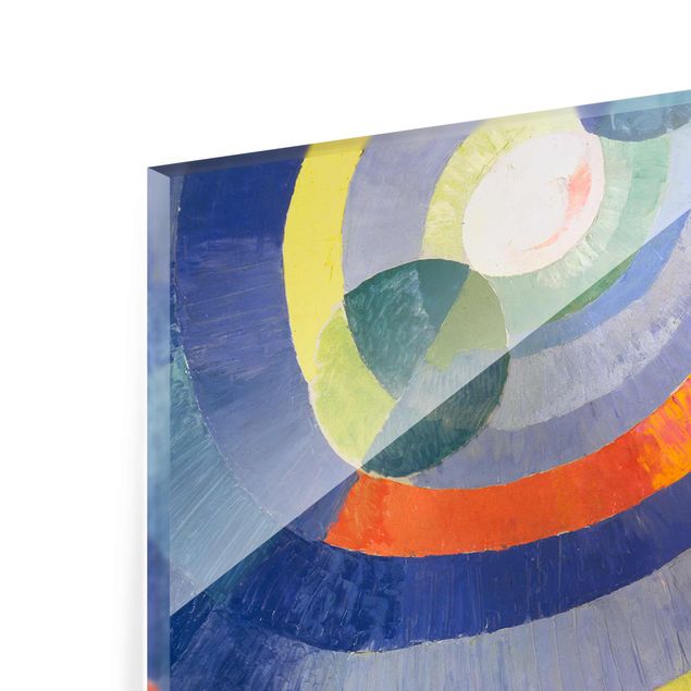 Glas Wandbilder Robert Delaunay - Kreisformen, Sonne