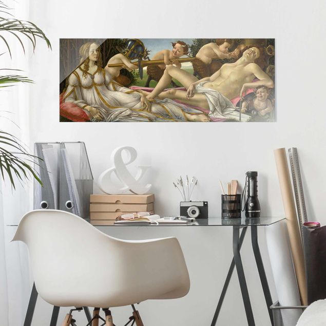 Wandbilder Kunstdrucke Sandro Botticelli - Venus und Mars