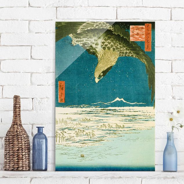 Küche Dekoration Utagawa Hiroshige - Die Hunderttausend-Tsubo-Ebene