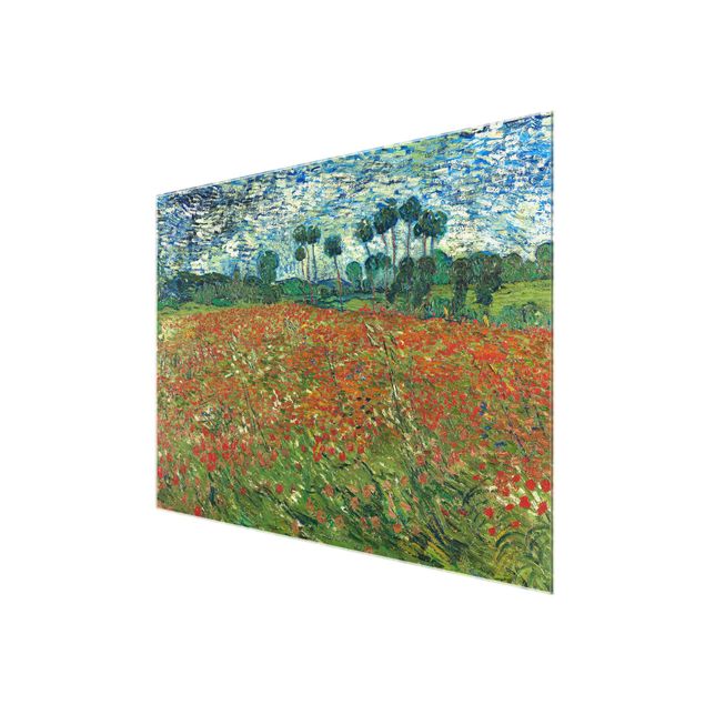 Kunststil Post Impressionismus Vincent van Gogh - Mohnfeld