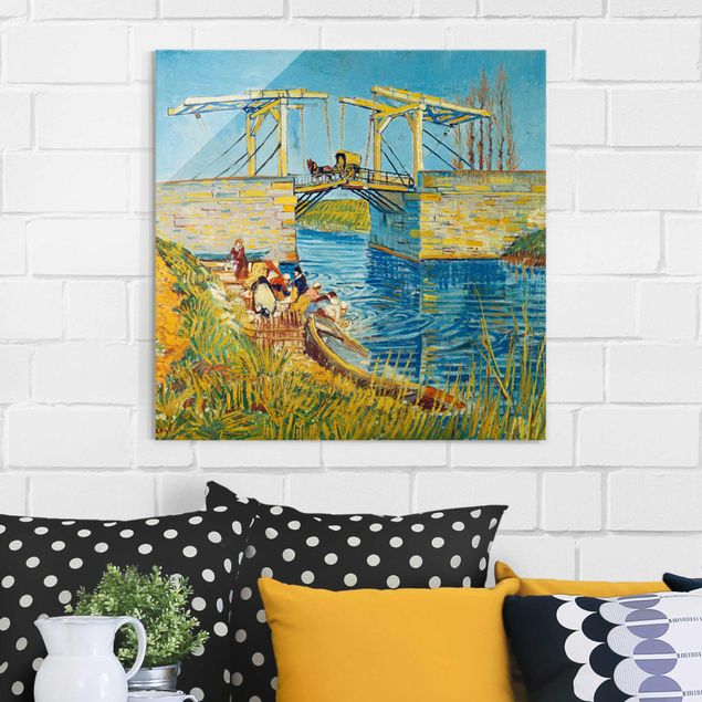 Impressionismus Bilder Vincent van Gogh - Zugbrücke in Arles