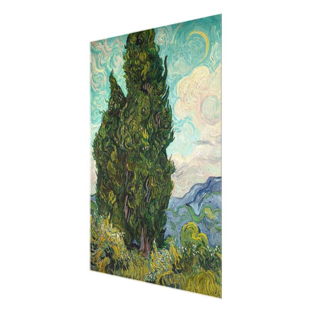 Wandbilder Bäume Vincent van Gogh - Zypressen