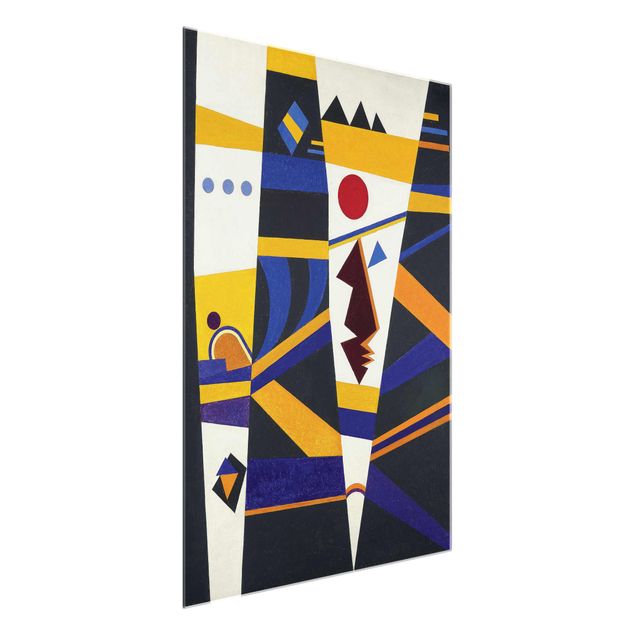 Glasbild Abstakt Wassily Kandinsky - Bindung