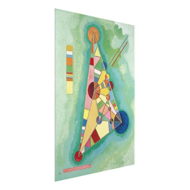 abstrakte Glasbilder Wassily Kandinsky - Dreieck