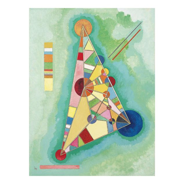 Wandbilder Kunstdrucke Wassily Kandinsky - Dreieck