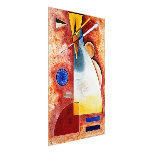 Glasbild Abstakt Wassily Kandinsky - Ineinander