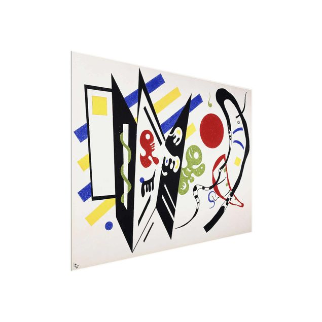 Glasbilder Abstrakt Wassily Kandinsky - Reciproque
