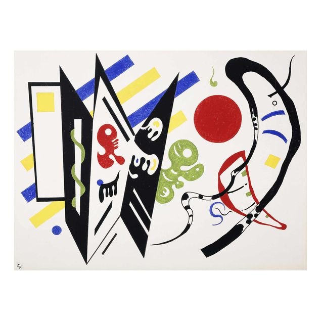Wandbilder Kunstdrucke Wassily Kandinsky - Reciproque