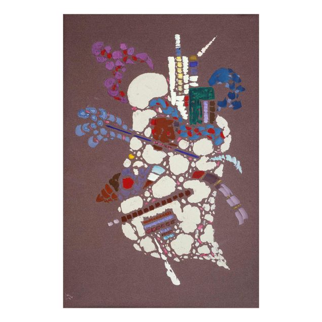 Wandbilder Kunstdrucke Wassily Kandinsky - Taches Grises