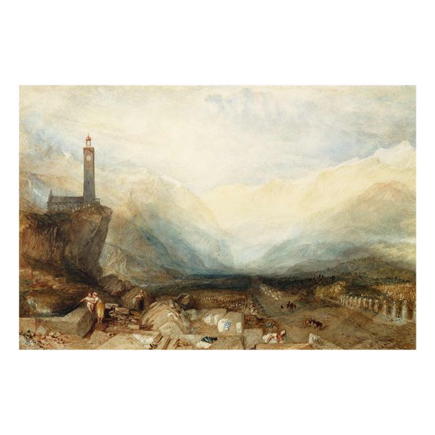 Wandbilder Berge William Turner - Splügenpass