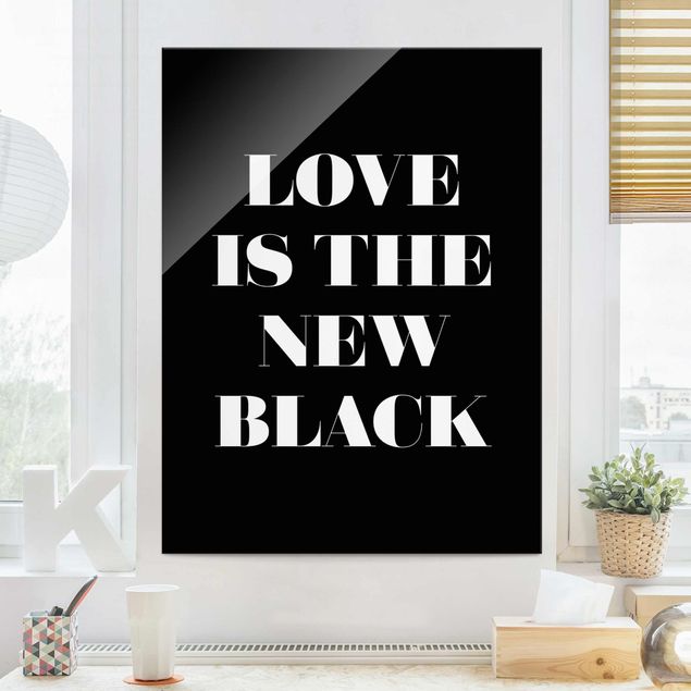 Küche Dekoration Love is the new black