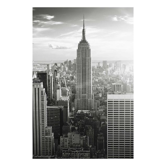 Glasbilder Städte Manhattan Skyline