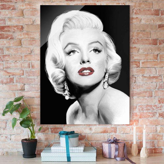 Küche Dekoration Marilyn mit Ohrschmuck