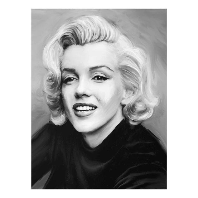 Wandbilder Grau Marilyn privat