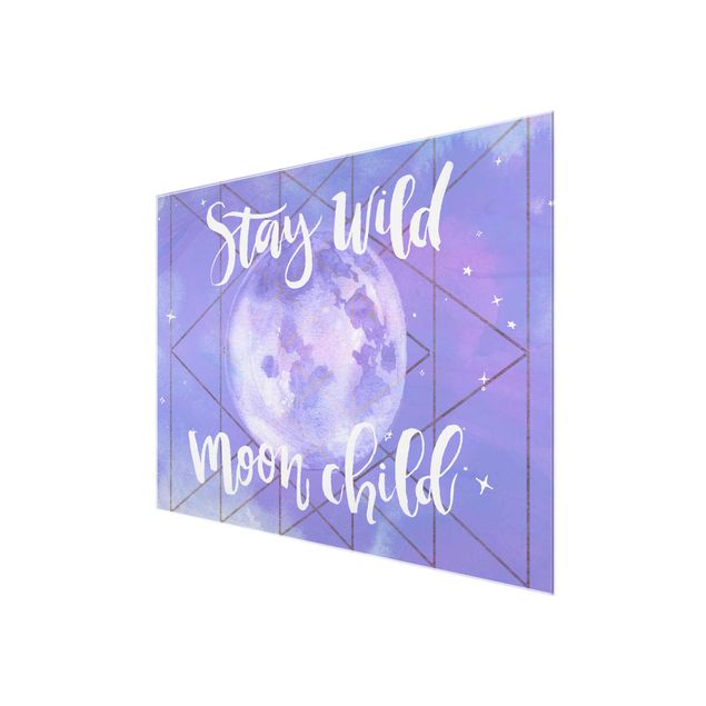 Wandbilder Mond-Kind - Stay wild
