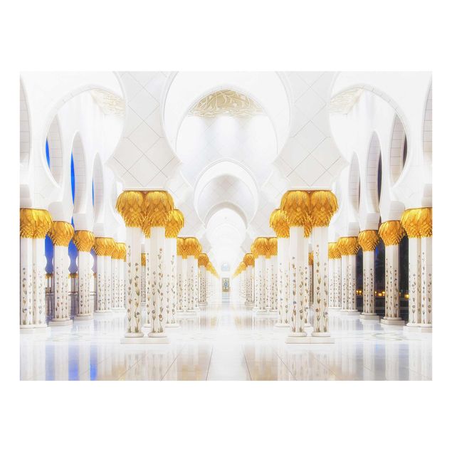 Wandbilder Moschee in Gold