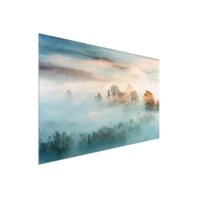 Wandbilder Landschaften Nebel bei Sonnenaufgang