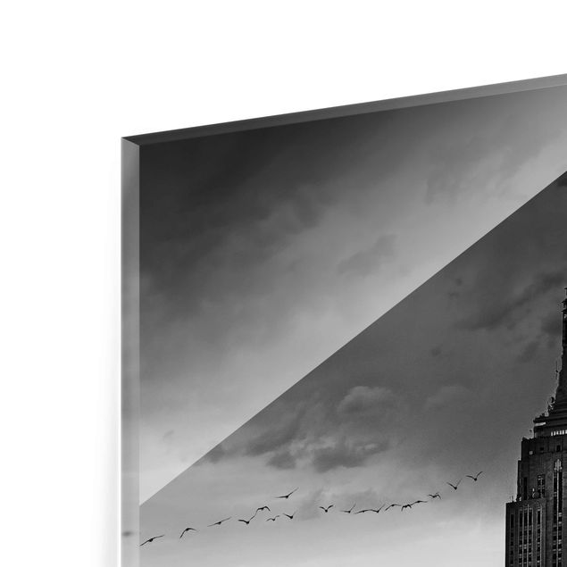 Wandbilder Schwarz-Weiß New York Rockefeller View