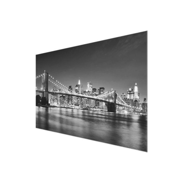 Wandbilder Architektur & Skyline Nighttime Manhattan Bridge II