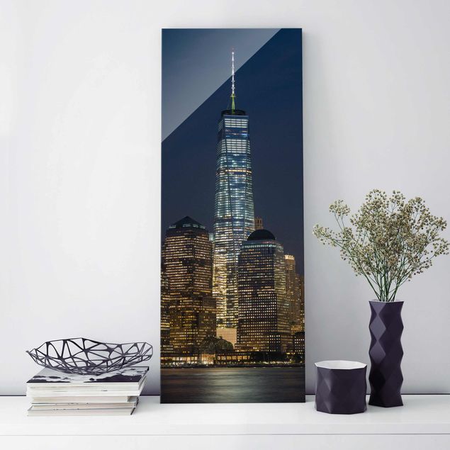 Glasbild New York One World Trade Center