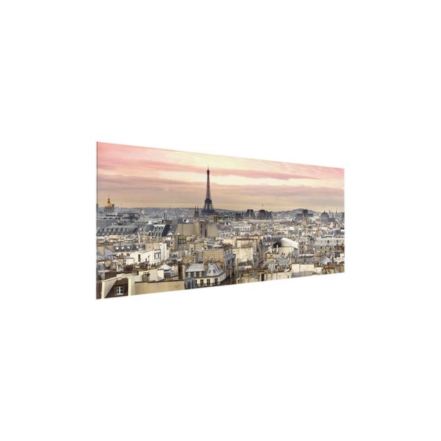 Glasbild Stadt Paris hautnah