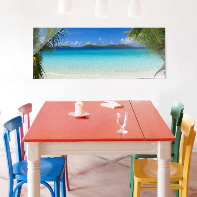 Glasbilder Karibik Perfect Maledives