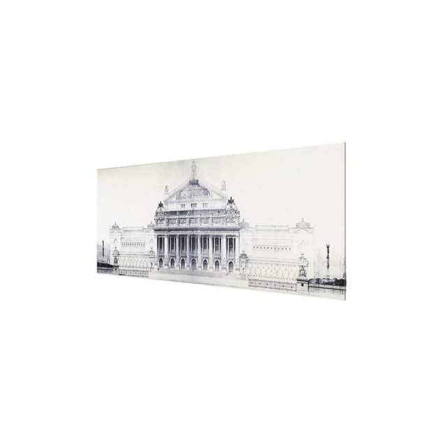 Wandbilder Schwarz-Weiß Prix de Rome Skizze II