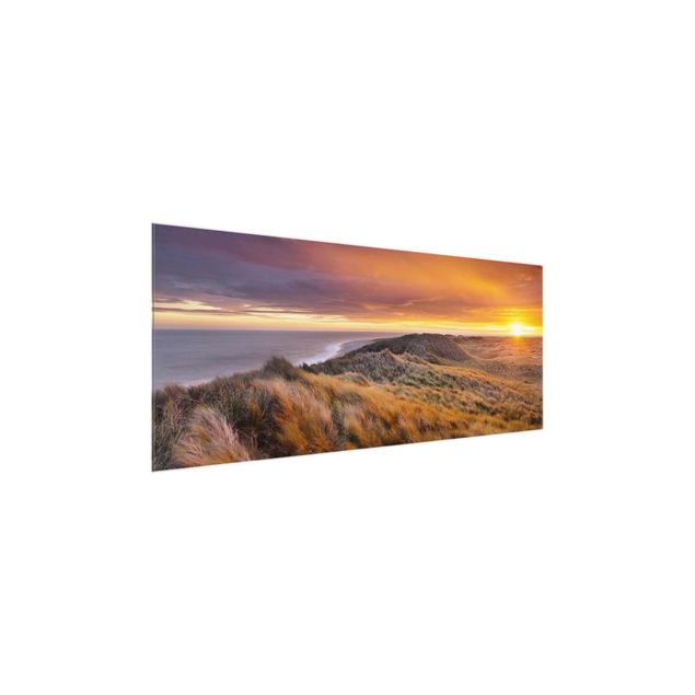 Wandbilder Strände Sonnenaufgang am Strand auf Sylt