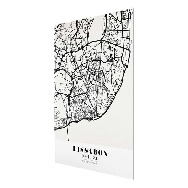 Bilder Stadtplan Lissabon - Klassik