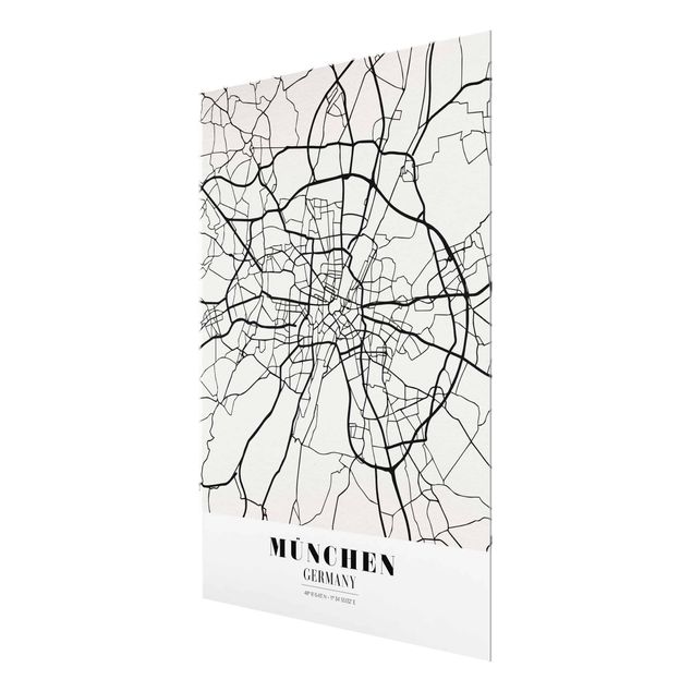Bilder Stadtplan München - Klassik