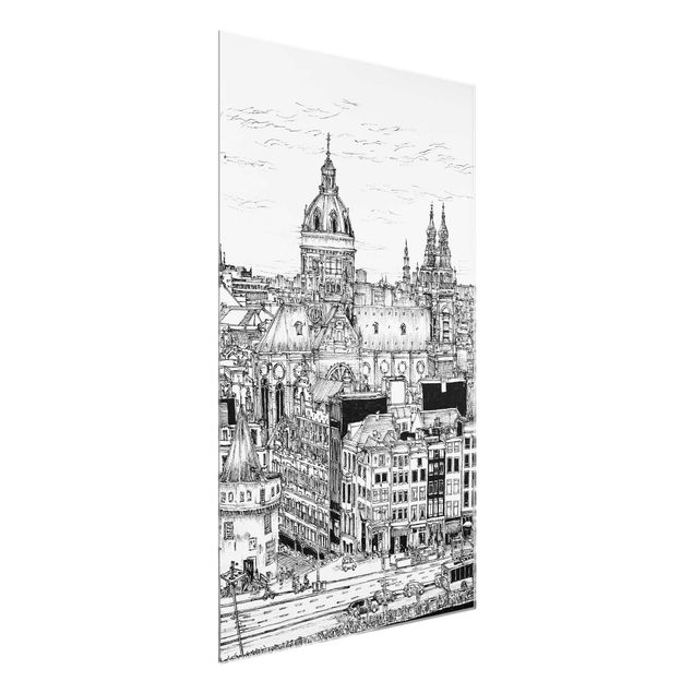 Wandbilder Architektur & Skyline Stadtstudie - Altstadt