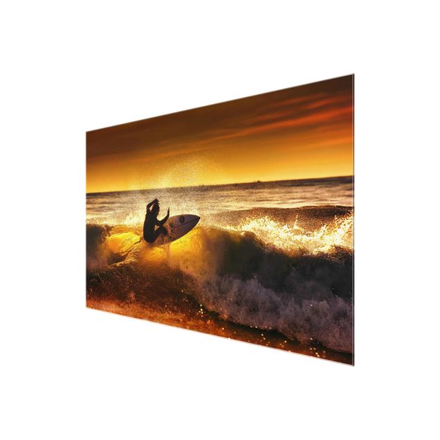 Wandbilder Glas Natur Sun, Fun and Surf