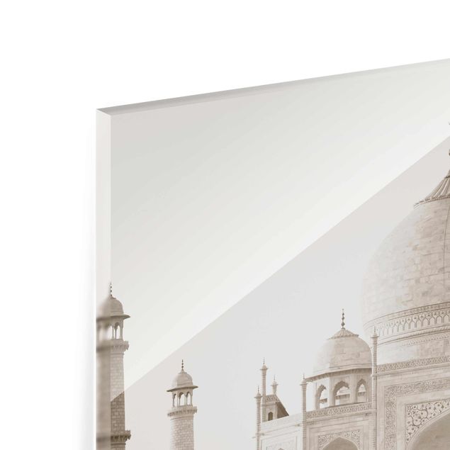 Glasbild - Taj Mahal - Quadrat 1:1