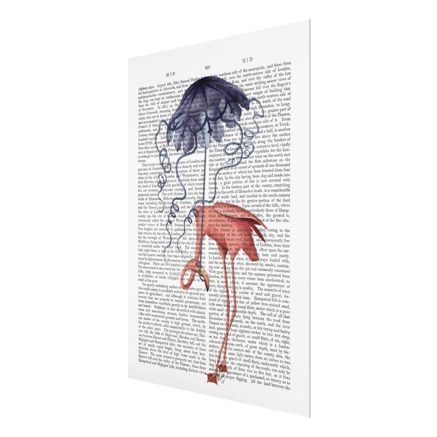 schöne Bilder Tierlektüre - Flamingo mit Regenschirm