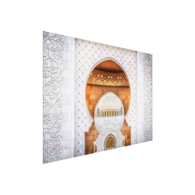 Glasbilder Spirituell Tor der Moschee