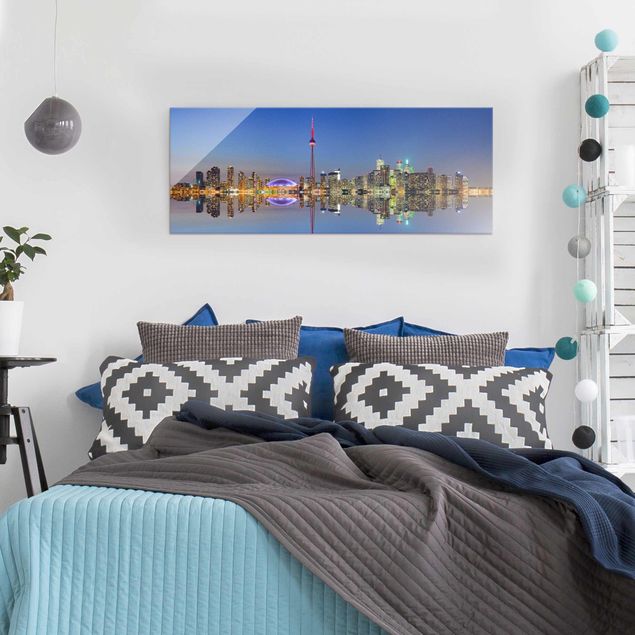 Wandbilder Architektur & Skyline Toronto City Skyline vor Lake Ontario