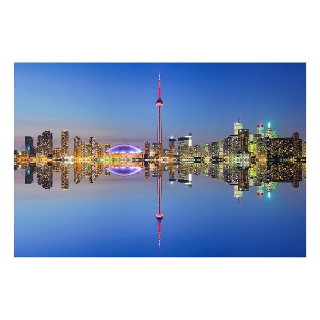 Rainer Mirau Kunstdrucke Toronto City Skyline vor Lake Ontario