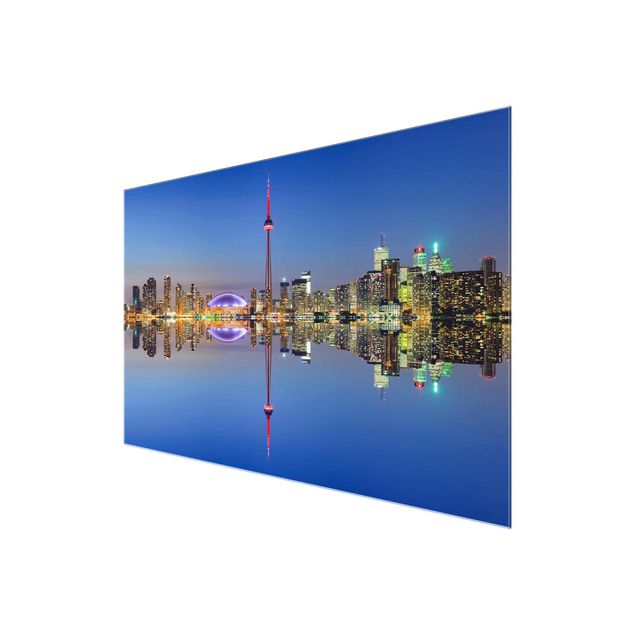 schöne Bilder Toronto City Skyline vor Lake Ontario