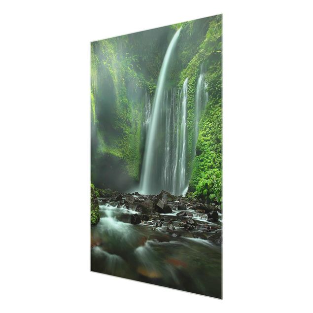 Wandbilder Natur Tropischer Wasserfall