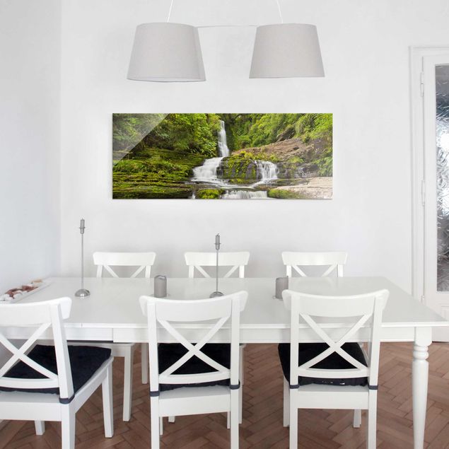 Wandbilder Landschaften Upper McLean Falls in Neuseeland