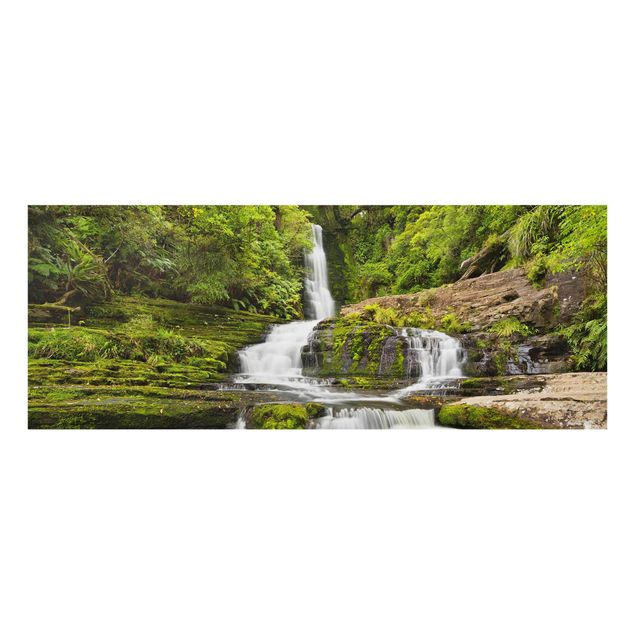 Wandbilder Natur Upper McLean Falls in Neuseeland