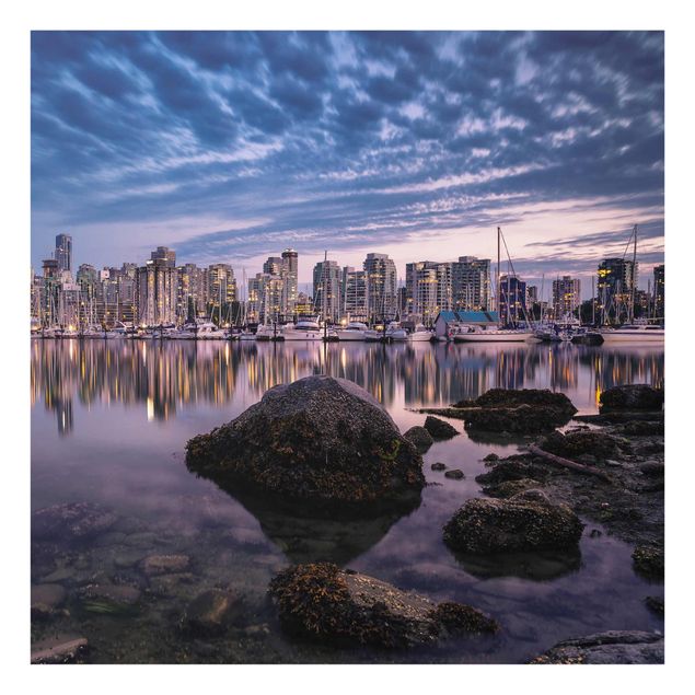 Wandbilder Modern Vancouver im Sonnenuntergang