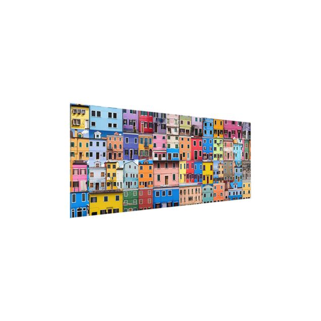 Wandbilder Muster Venezianische Häuser