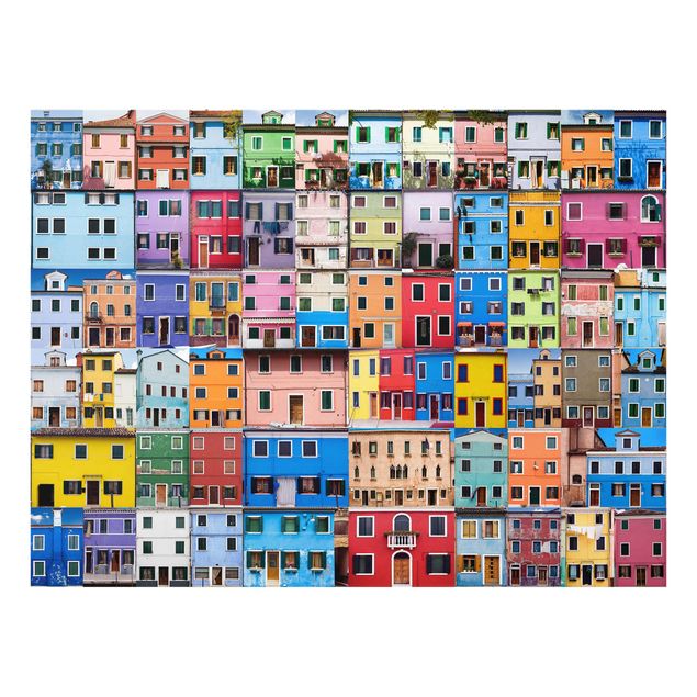 Wandbilder Bunt Venezianische Häuser