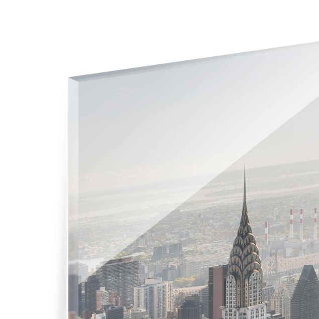 Wandbilder Grau Vom Empire State Building Upper Manhattan NY