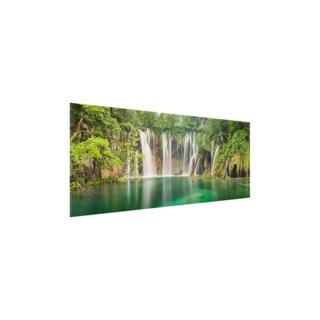Wandbilder Landschaften Wasserfall Plitvicer Seen